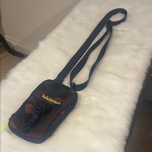lululemon athletica Camouflage Belt Bag with Yellow Accents